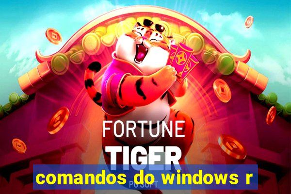 comandos do windows r